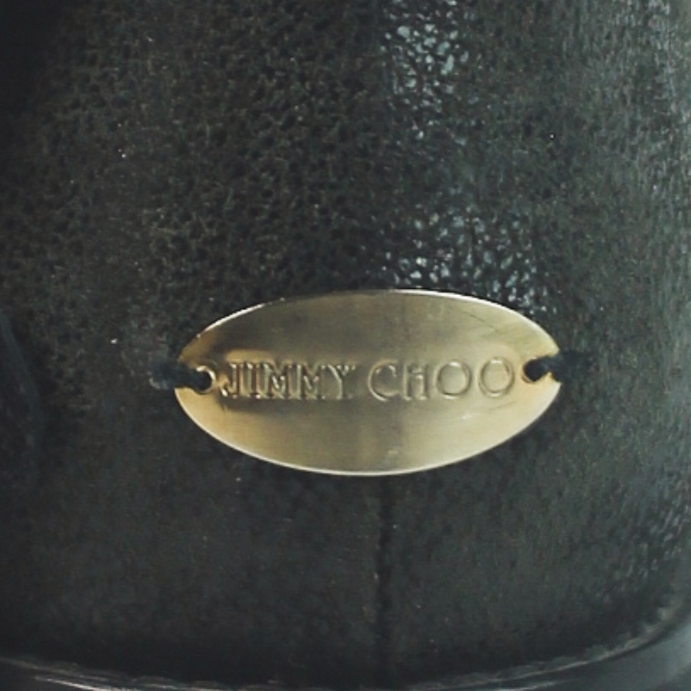 Jimmy Choo Women's Biker Boots in Black 8 - Picture 10 of 11